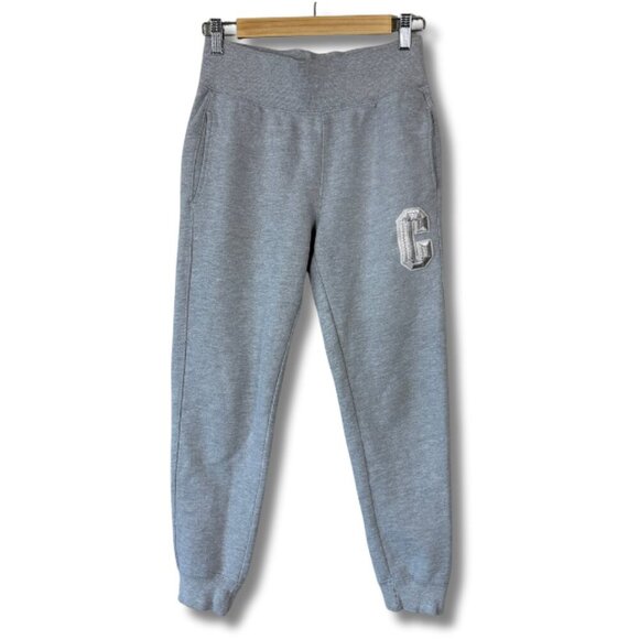 Champion Reverse Weave Sweatpants Logo Joggers Loungewear Gray Women's Small - Picture 1 of 5